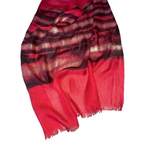 “Year of the Tiger” - Hand Painted Pashmina - Bid Now = Discounted Shipping - Picture 3 of 13